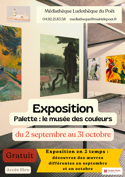 Exposition 'Palette, le musée des couleurs'