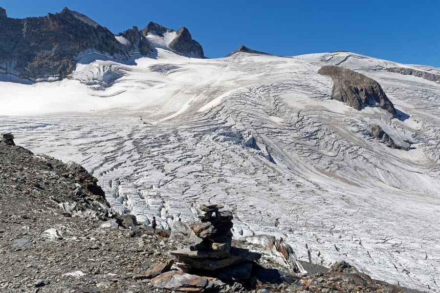 Glacier de la Girose en été - La Grave