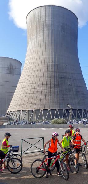 Sortie à vélo ou à pied avec visite commentée présentation de la centrale