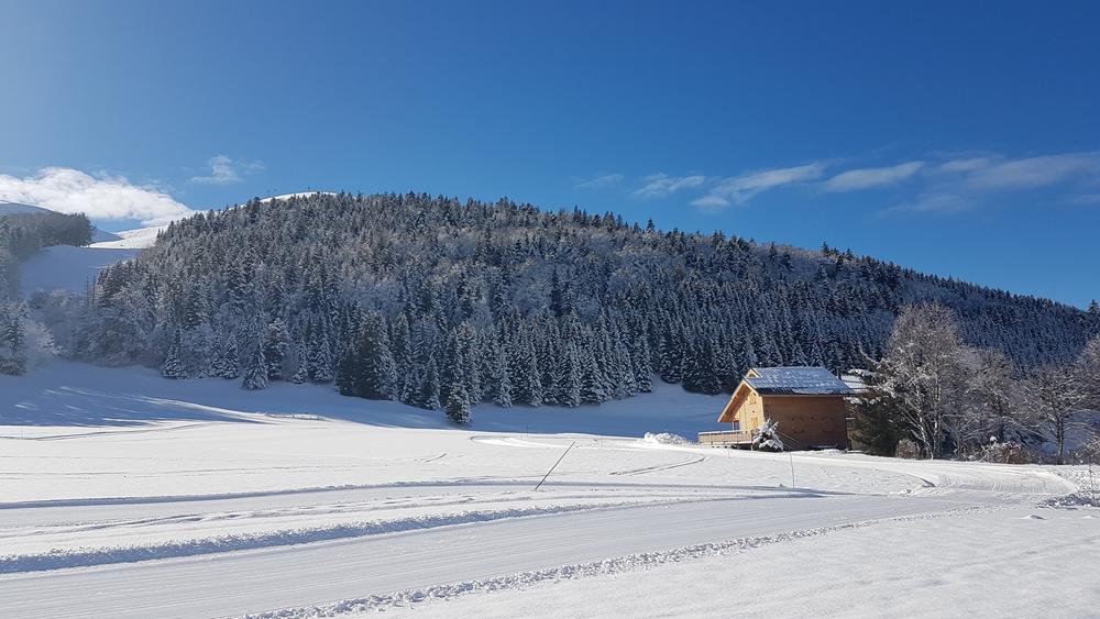 liaison ski de fond, raquette col de la Morte