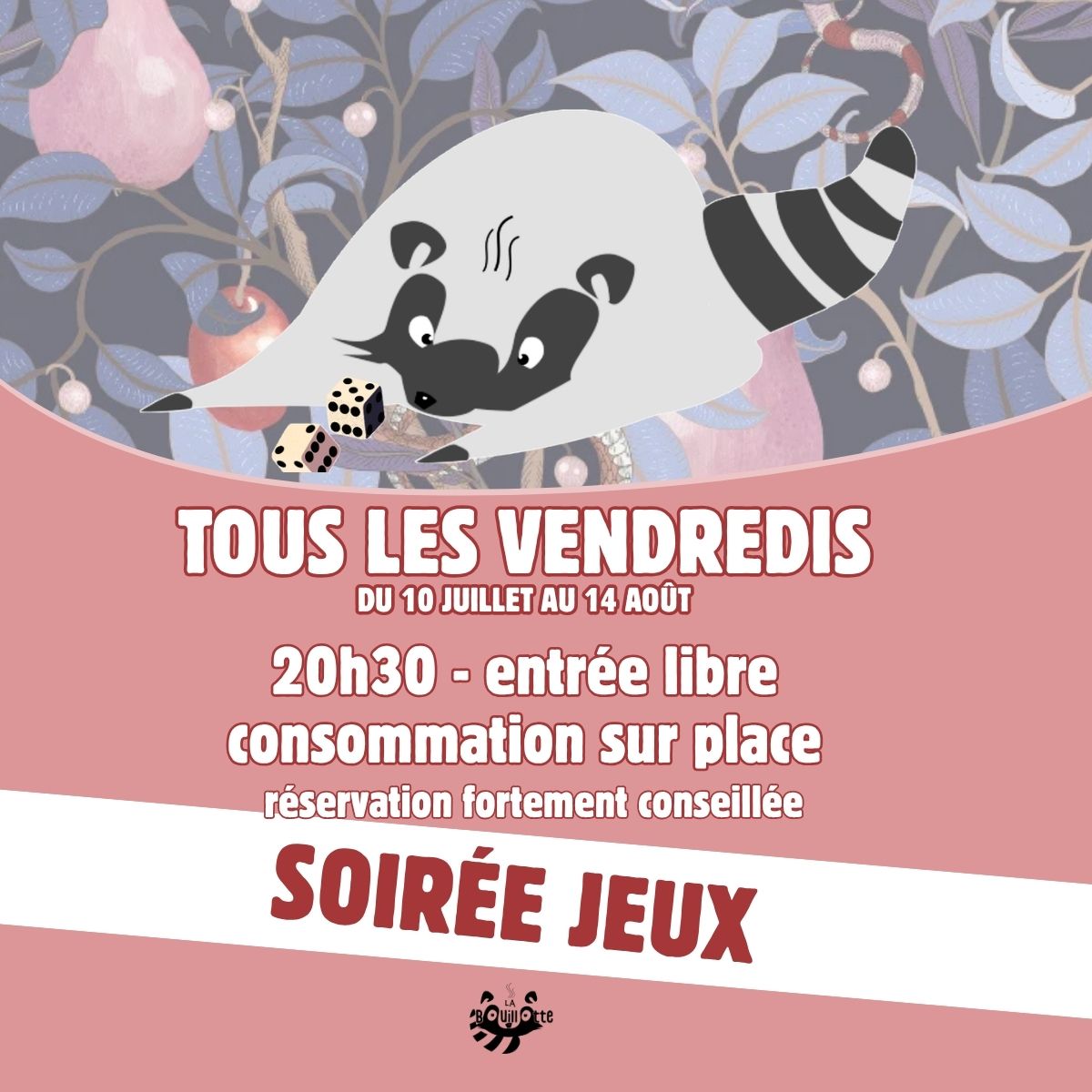 Soirée jeux à la Bouillotte