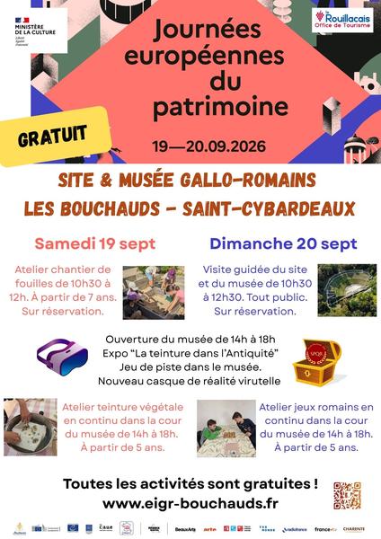 Journées Européennes du patrimoine aux Bouchauds
