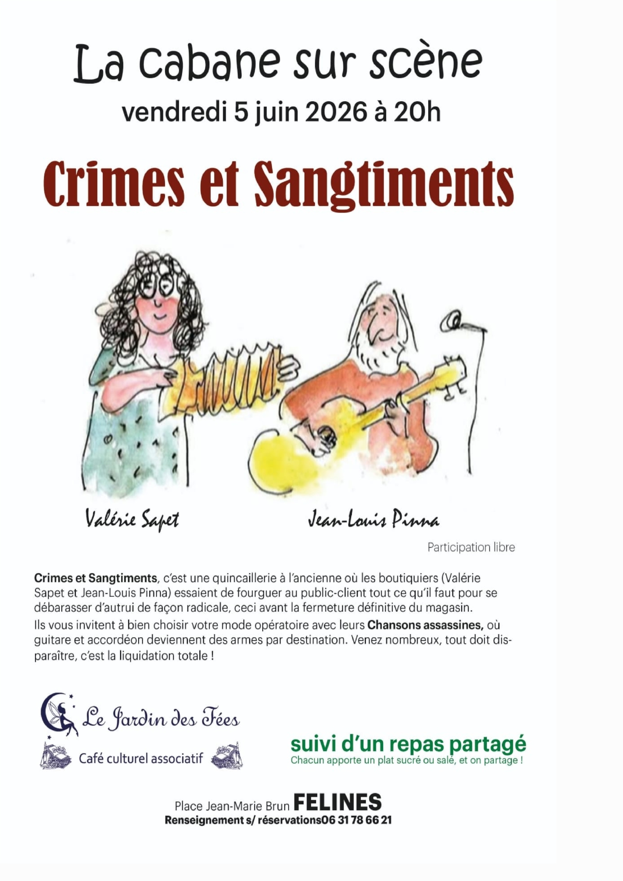 Concert "Crimes et Sangtiments"