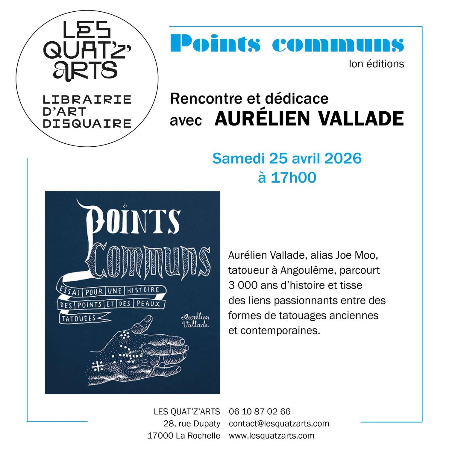 Animation - Rencontre et dédicace avec Aurélien Vallade