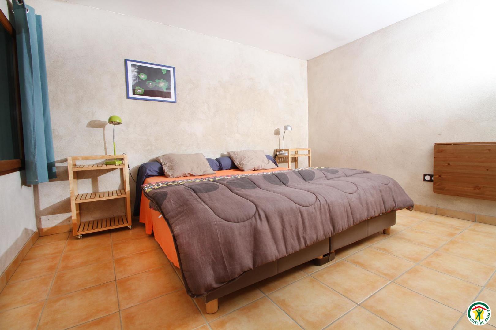 Chambre un lit double 180 ou 2 lits simples 2x90