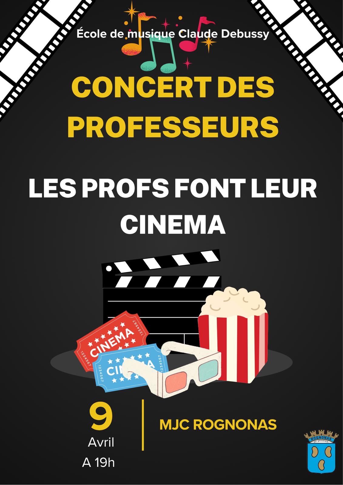 Les profs font leur cinéma – Concert des professeurs