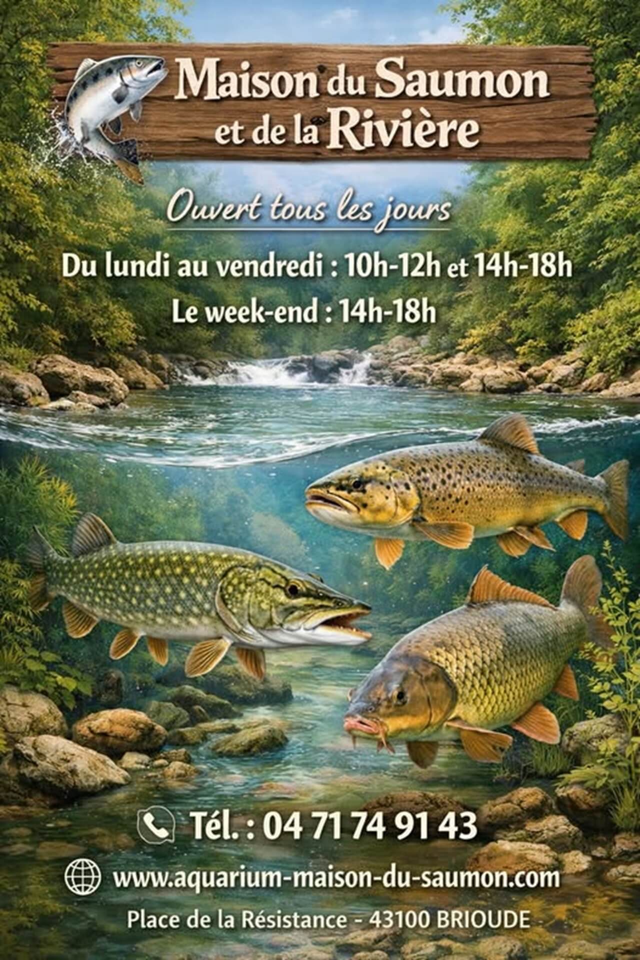 Aquarium La Maison du Saumon et de la Rivière