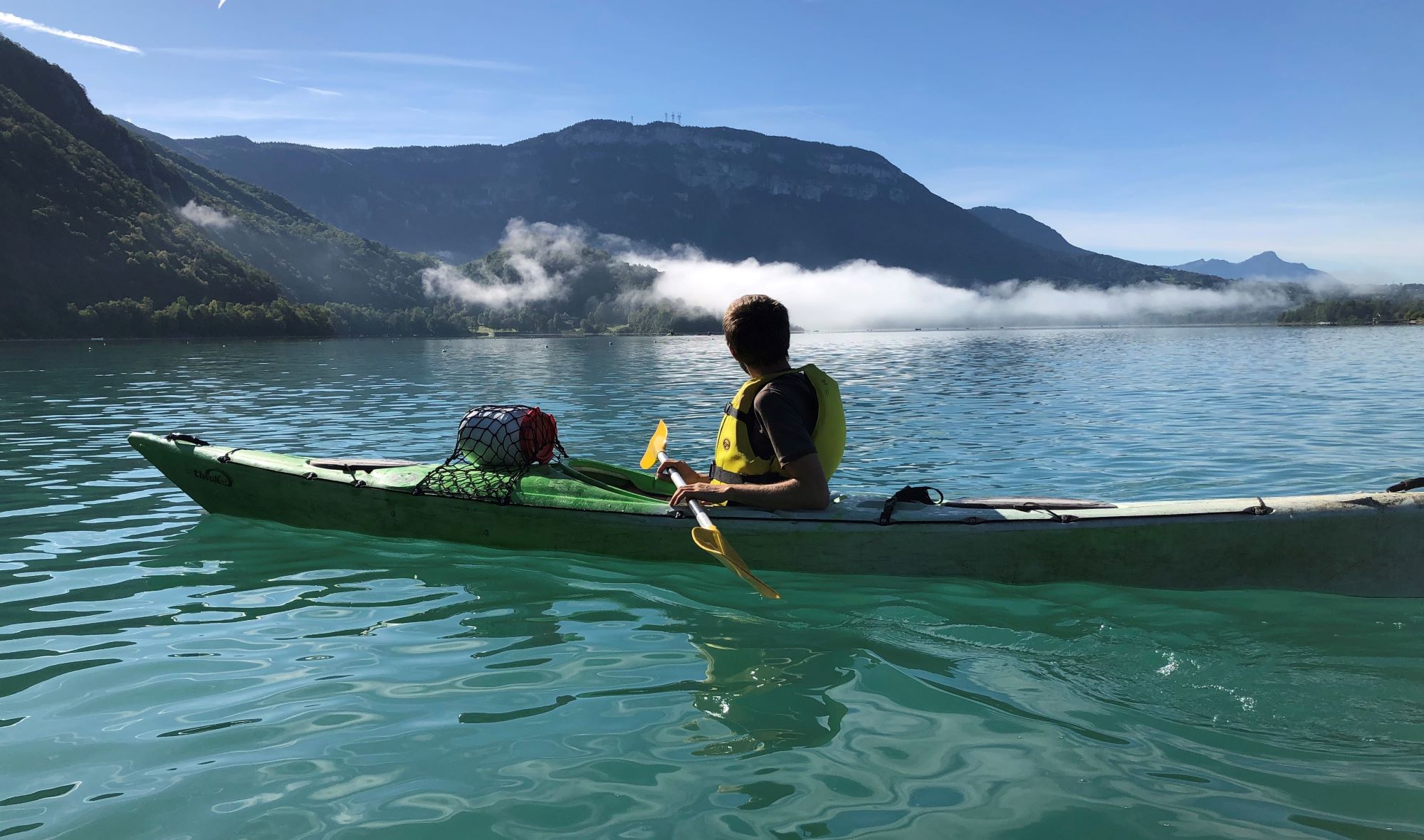 Kayak de randonnée sur le Lac d'Aiguebelette