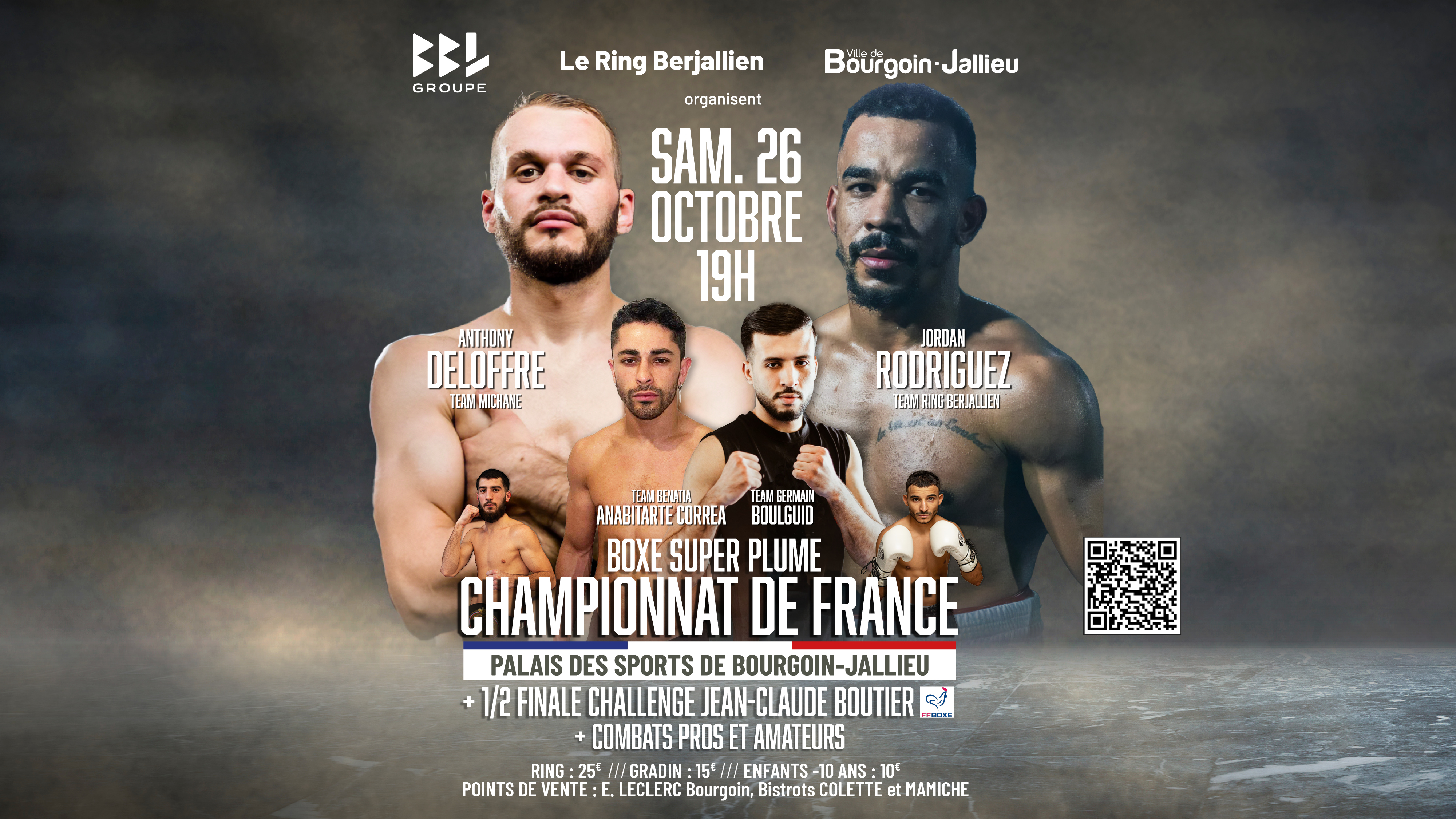 CHAMPIONNAT DE FRANCE DE BOXE - Jordan RODRIGUEZ Vs Anthony DELOFFRE