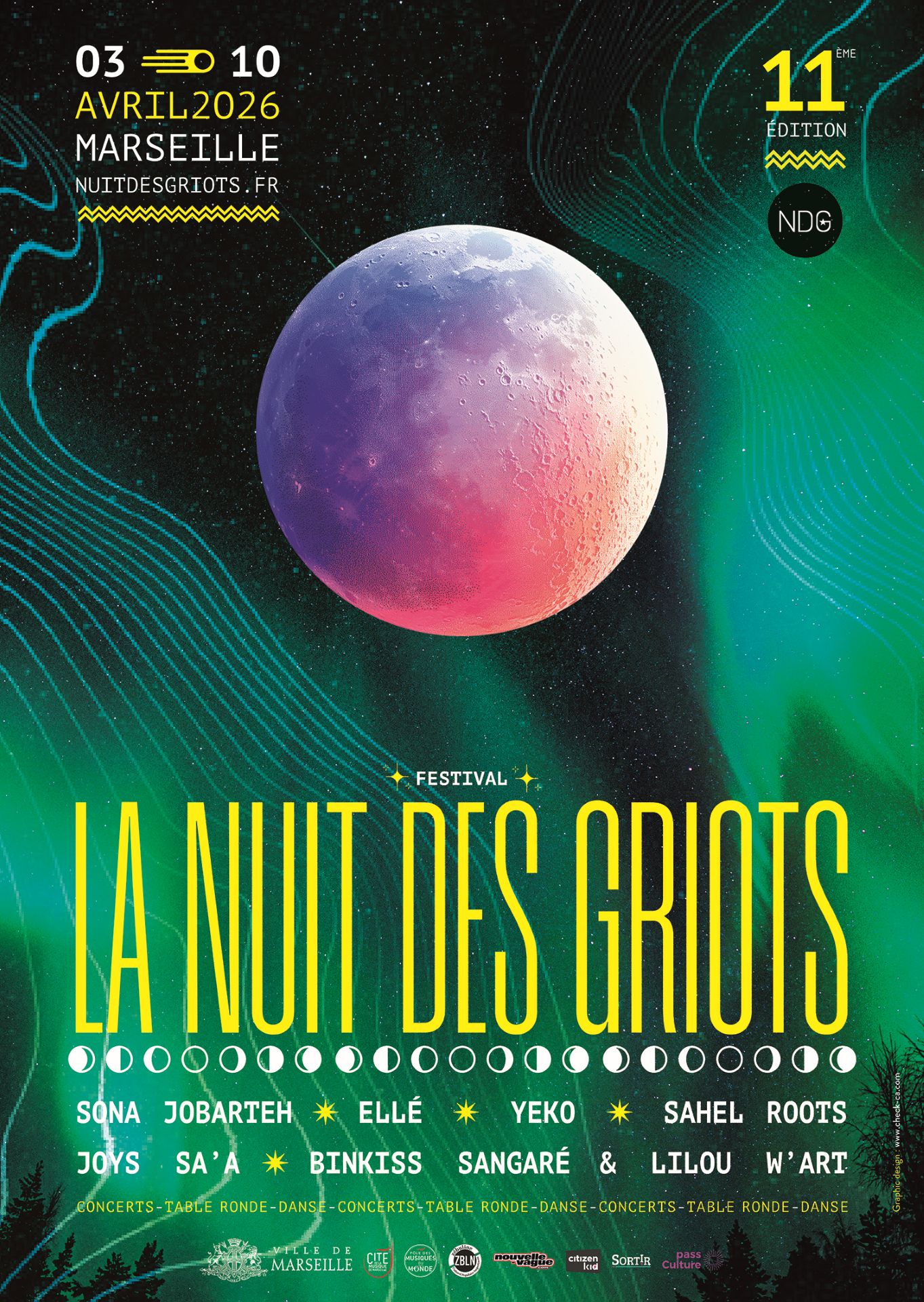Festival la nuit des griots 2026 - 11ème édition
