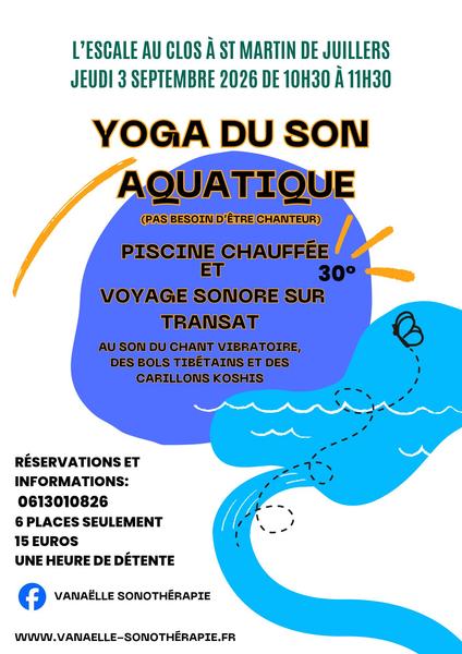 Yoga du son aquatique