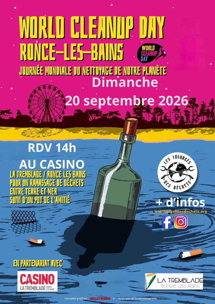 WORLD CLEANUP DAY 2026 – Journée mondiale du nettoyage de notre planète