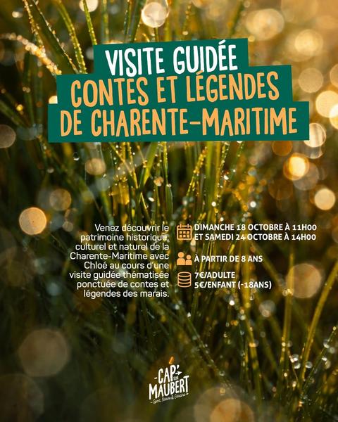 Cap sur Maubert : Visite guidée sur les contes et légendes de Charente-Maritime