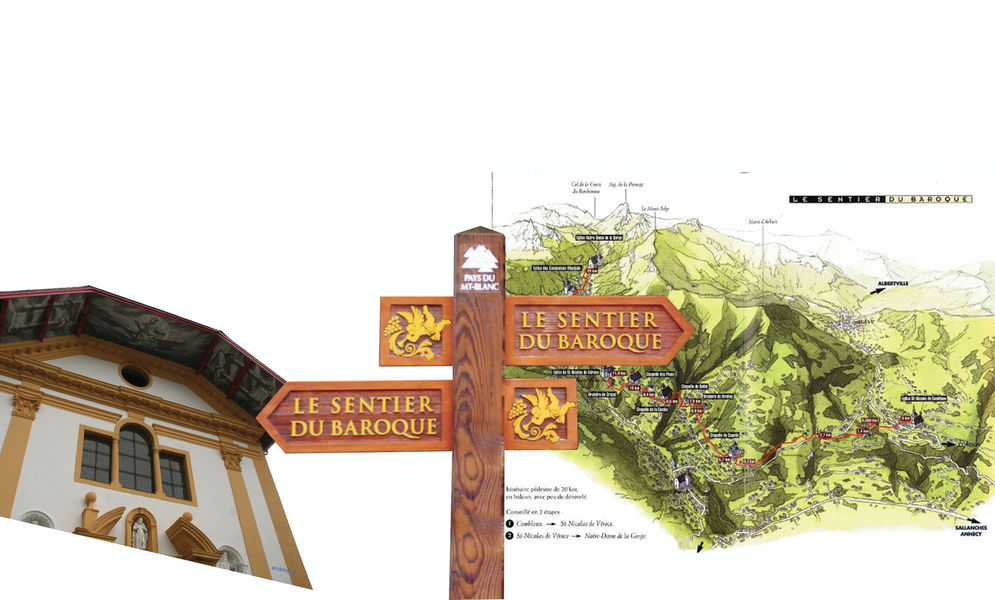 panneau sentier du baroque