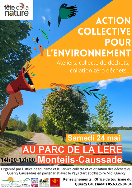 Fête de la nature - Action collective pour l'environnement au Parc de la Lère 