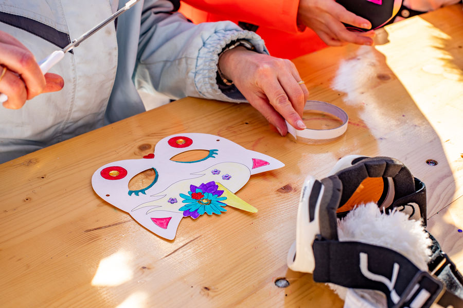 Atelier masque de carnaval