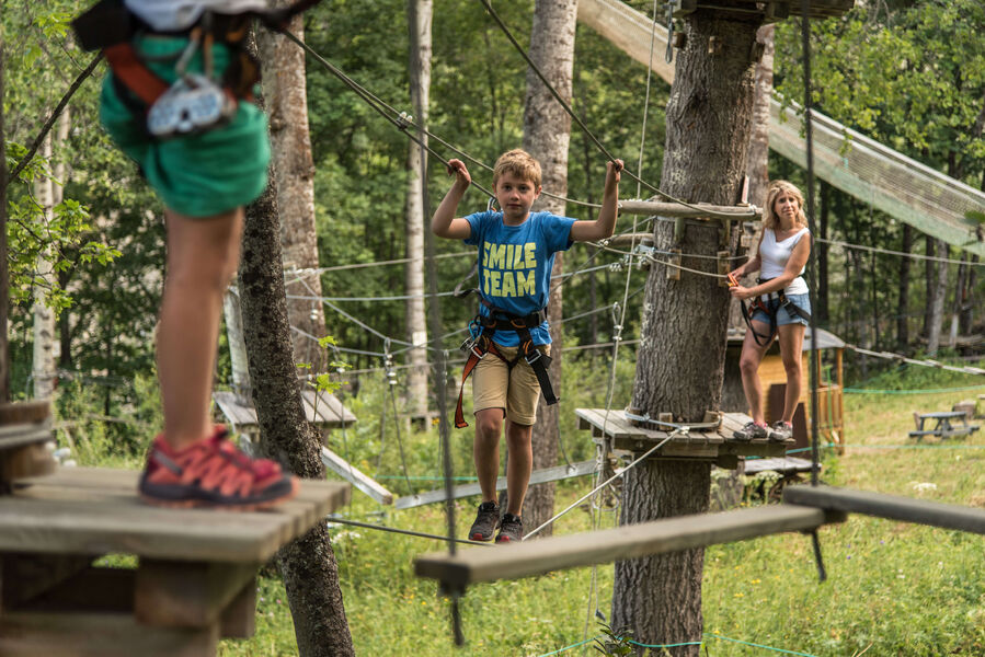 Parc accrobranche à Valloire