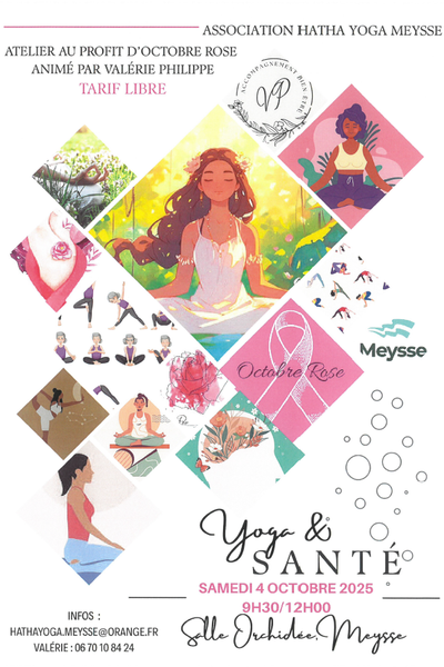 Octobre Rose : Atelier de yoga_Meysse