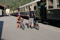 Embarquement à bord du Train de l'Ardèche