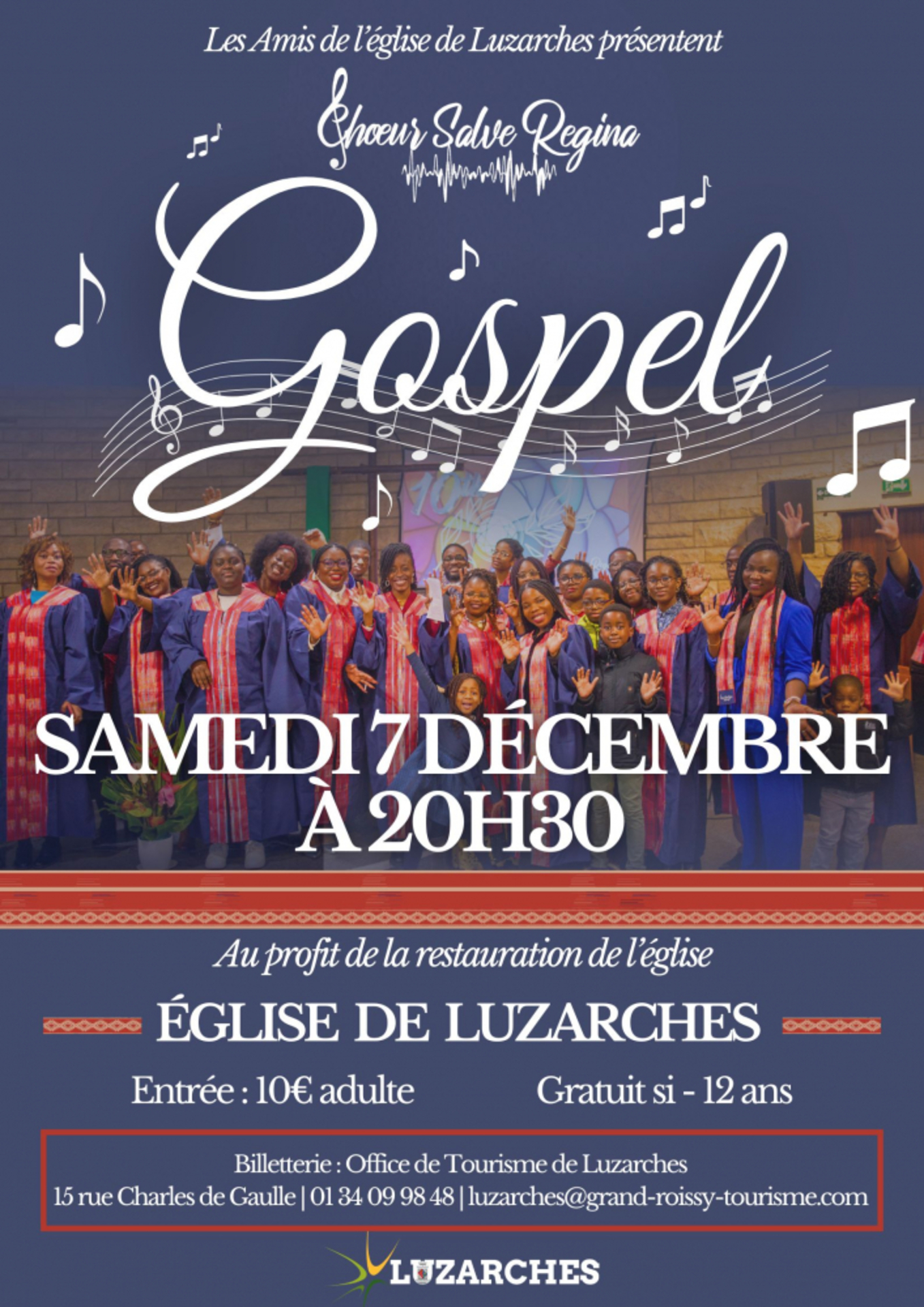 Concert de Gospel Le 7 déc 2024