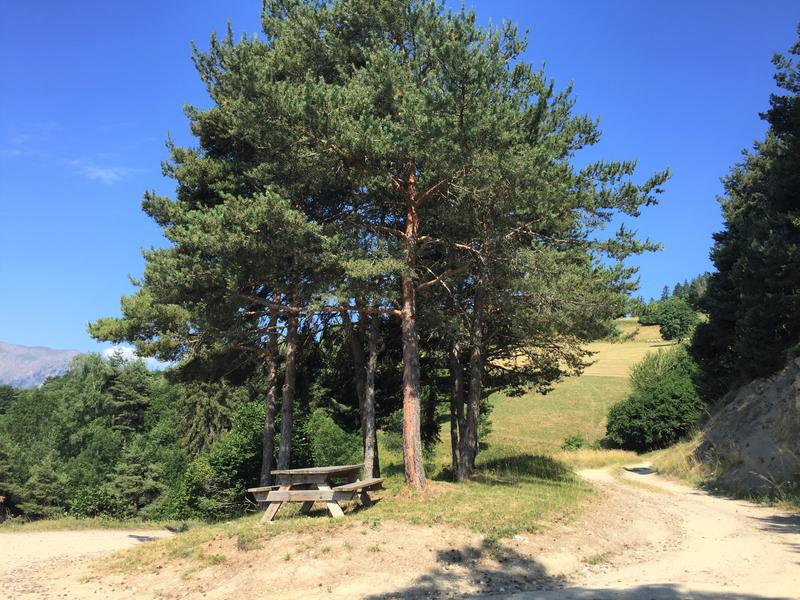 Pause pique nique sur le chemin de la boucle du Dou de St Maurice - Feissons sur Salins