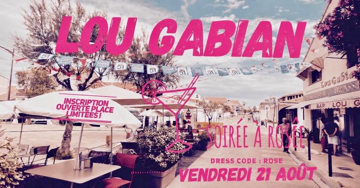 Soirée à Rosé au Lou Gabian