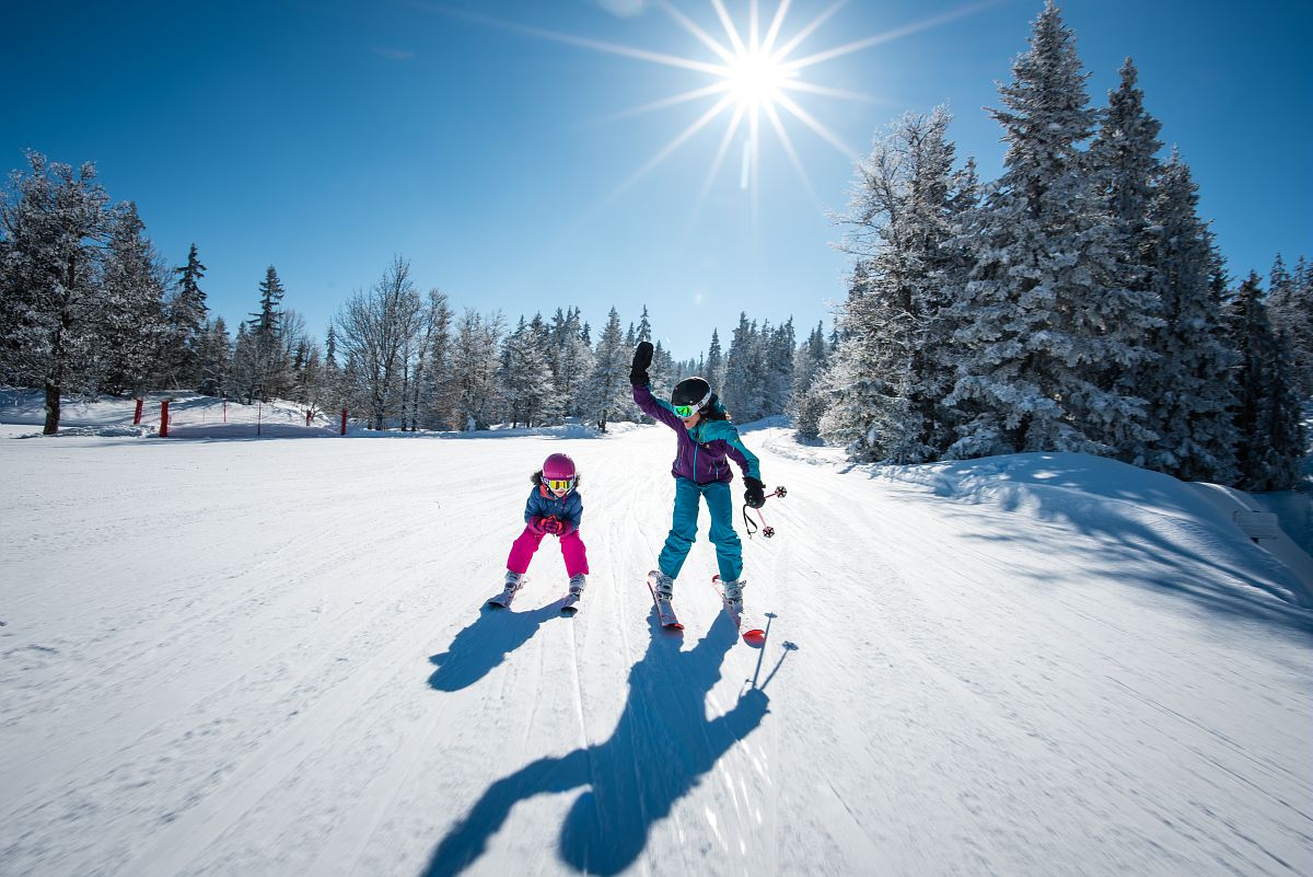 Descente ski