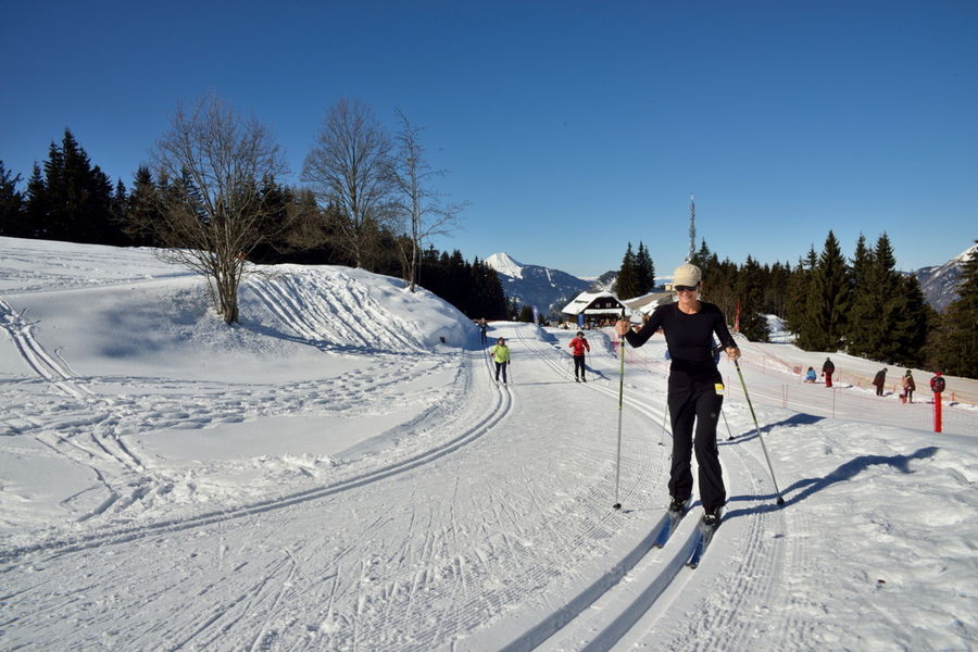 Ski de fond au plateau d'Agy