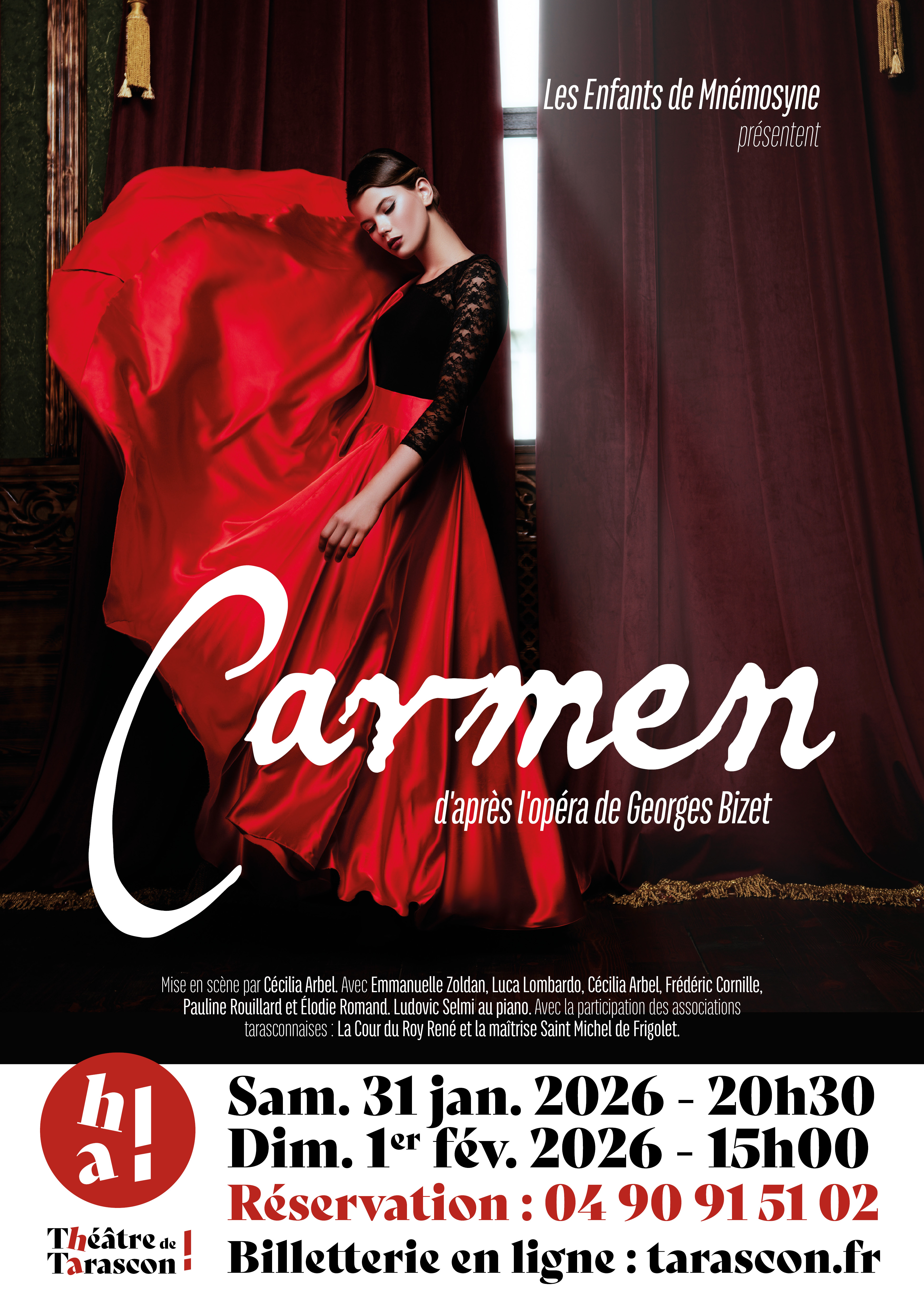 Au Théâtre "Carmen" d'après l'opéra de Georges Bizet