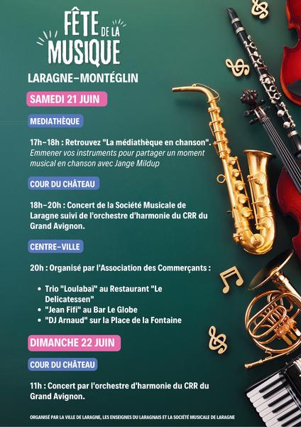 - © Ville de Laragne La Fête de la Musique : 'la médiathèque en chansons'_Laragne-Montéglin - © Ville de Laragne