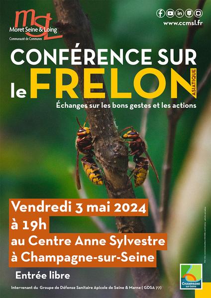 Conférence : Les frelons asiatiques, échanges sur... Le 3 mai 2024