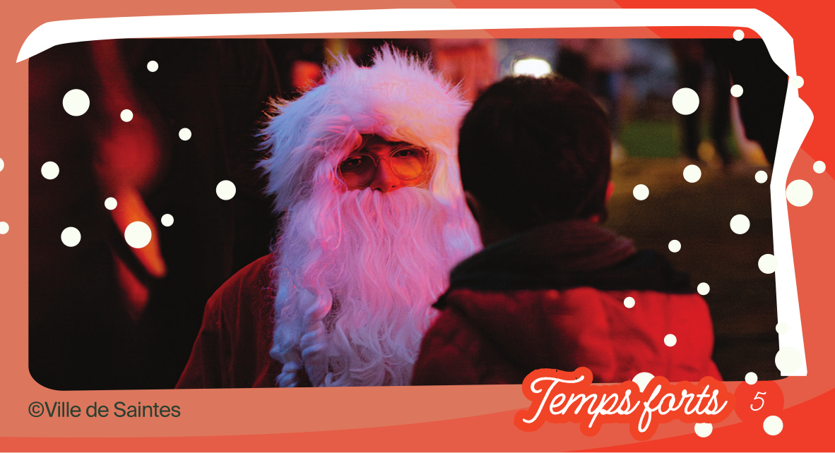 Noël saintais - Rencontre avec le Père Noël