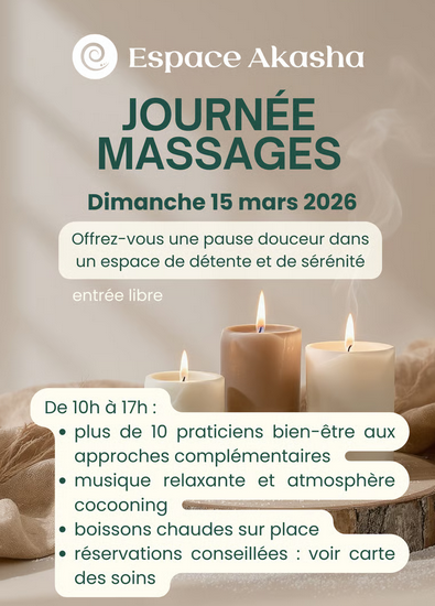 Journée massages à l'Espace Akasha