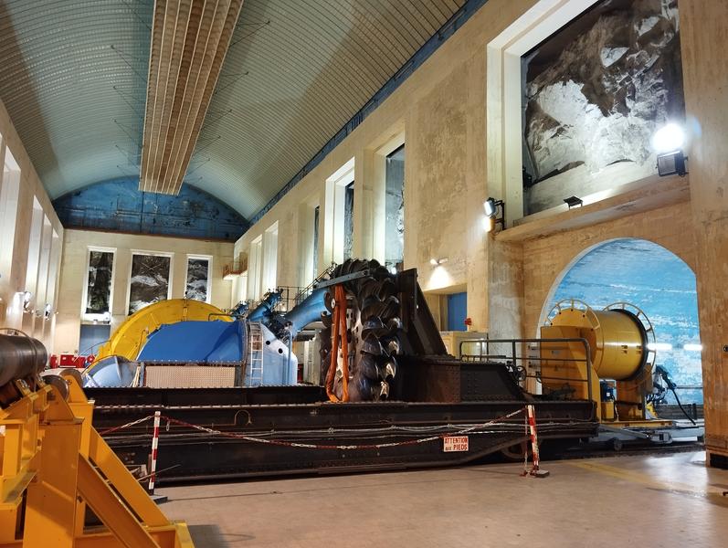 Montpezat sous Bauzon - Salle des machines centrale edf montpezat ©sourcesetvolcans