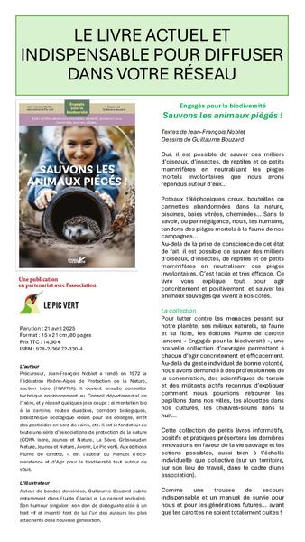 Conférence Sauvons les animaux piégés !