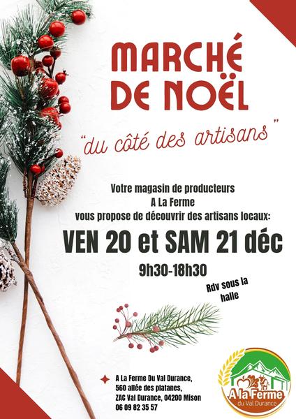 Marché de Noël "Du côté des artisans" Du 20 au 21 déc 2024