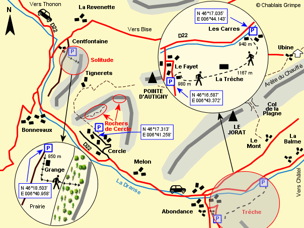 Site d'escalade - La Trêche