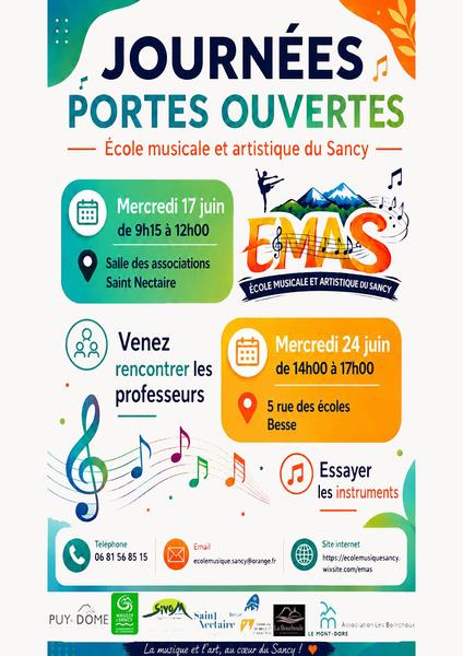 Journée Portes ouvertes de l'école de musique du Sancy