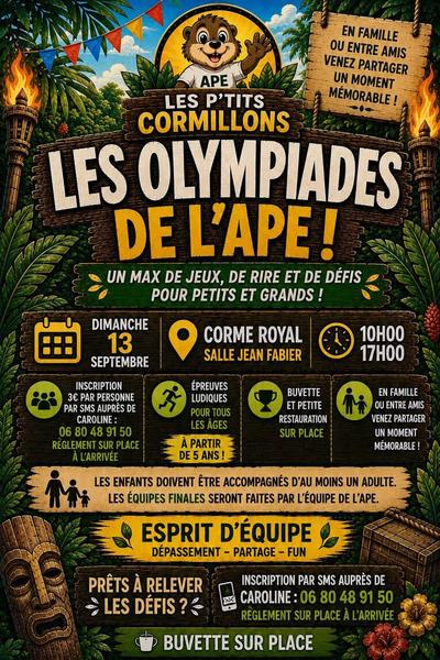 Les Olympiades de l'APE