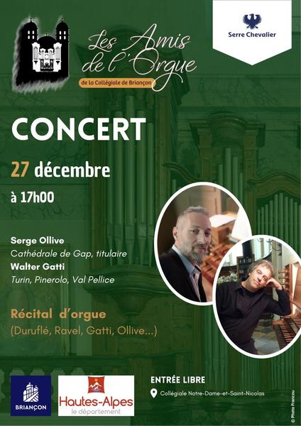 Concert de l'Orgue de la Collégiale_Briançon
