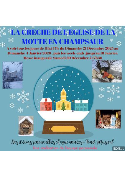 Crèche de Noël_La Motte-en-Champsaur - © Crèche de Noël_La Motte-en-Champsaur