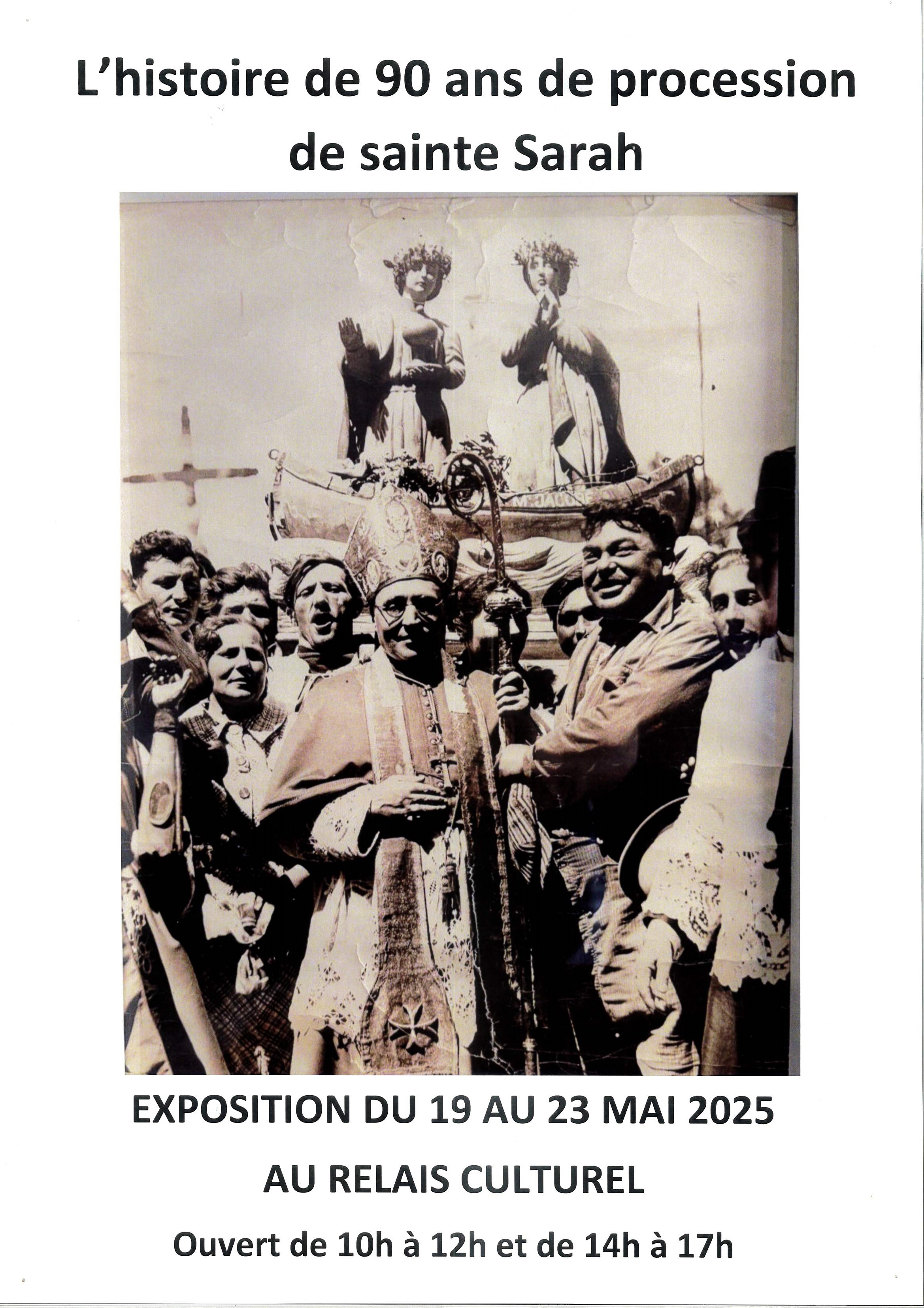 Exposition de l’histoire de 90 ans de procession de sainte Sarah