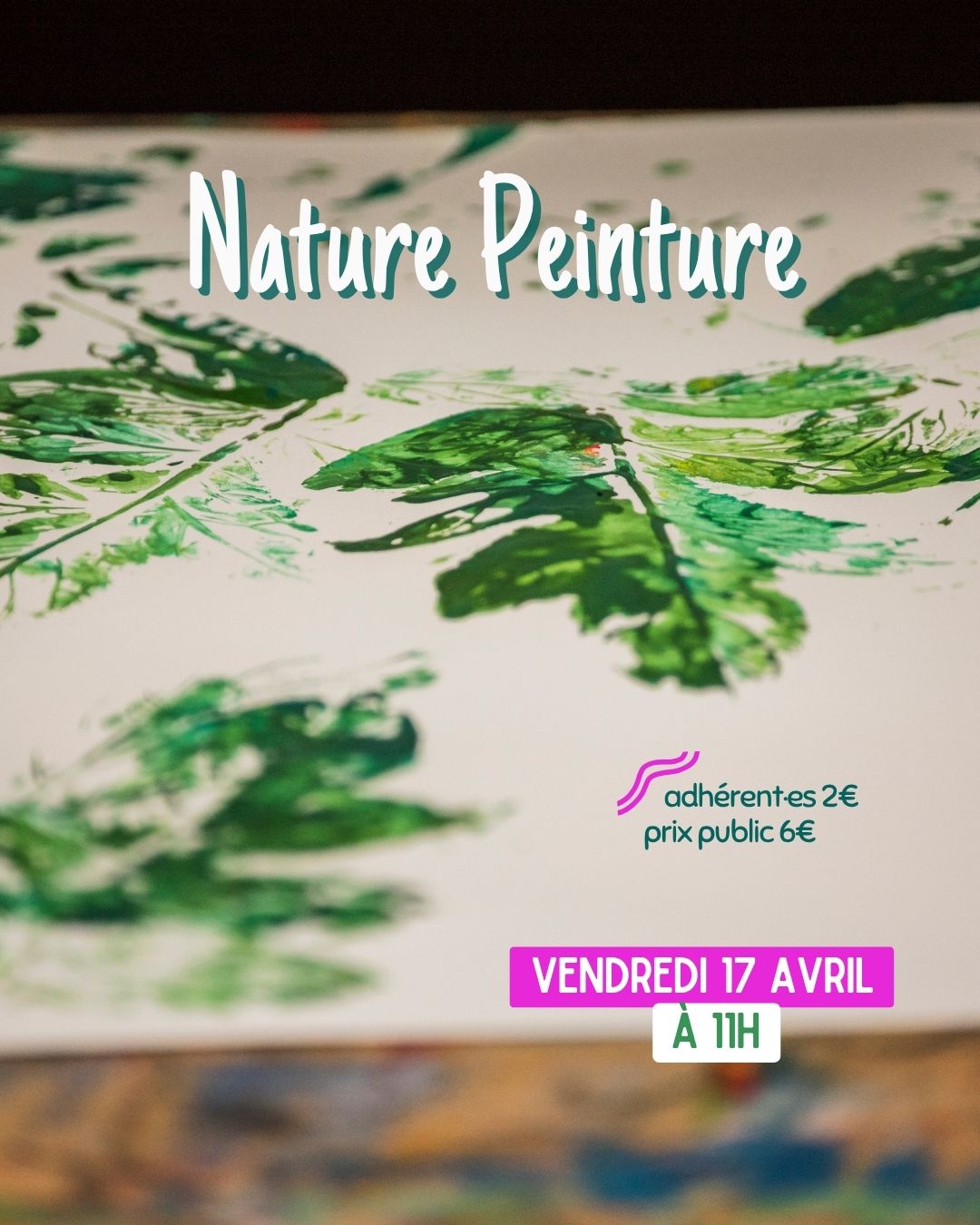 Atelier : Nature peinture