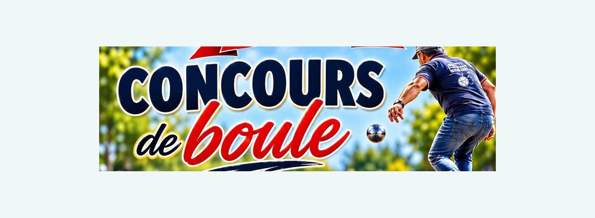 Concours de pétanque à Eygalières