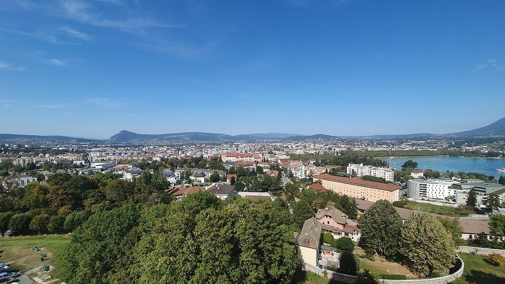 Vue sur Annecy depuis la Visitation
