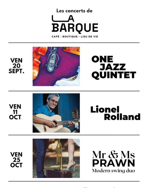 Concert de Lionel Rolland à la Barque