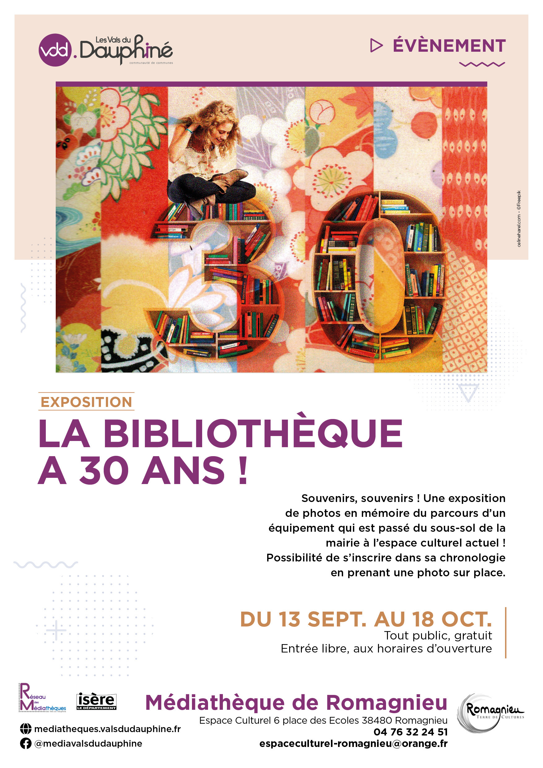 La bibliothèque a 30 ans !_Romagnieu