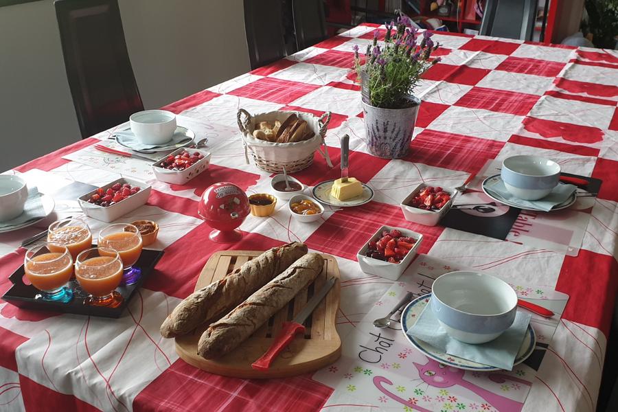 Petit déjeuner compris fait maison