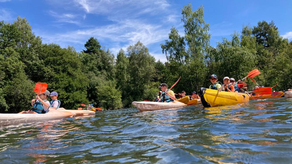 Kayak avec l'École de Voile