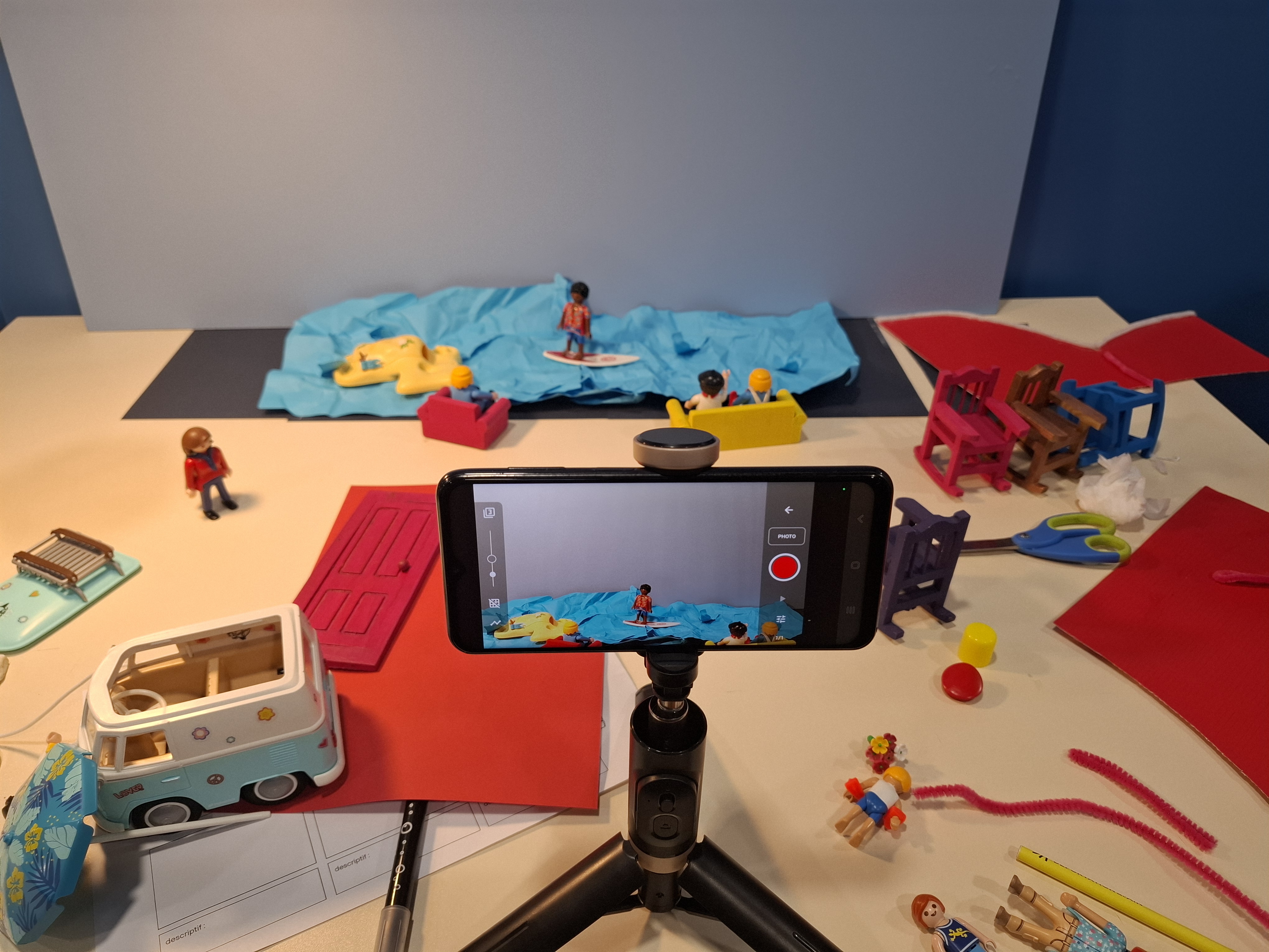 Atelier Stop Motion en Playmobil